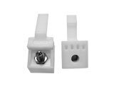 T-603 Set of stoppers (R+L) white plastic