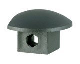 T-604R End cap, black plastic