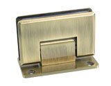 T-301 PC Wall-to-glass hinge, double-sided mounting