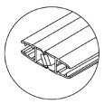 PVC sealing profile